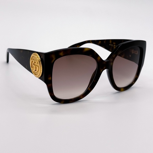 NEW GUCCI GG1407S 003 HAVANA BROWN WOMEN SQUARE SUNGLASSES GUCCI